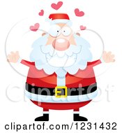 Poster, Art Print Of Loving Santa Claus