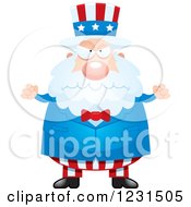 Poster, Art Print Of Mad Uncle Sam