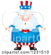 Poster, Art Print Of Surprised Gasping Uncle Sam