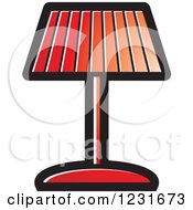 Poster, Art Print Of Red Lamp Icon