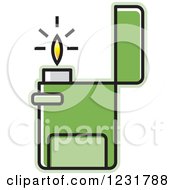 Green Lighter Icon