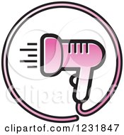 Poster, Art Print Of Pink Hair Blow Dryer Icon