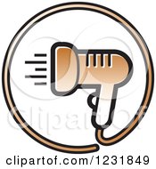 Poster, Art Print Of Brown Hair Blow Dryer Icon