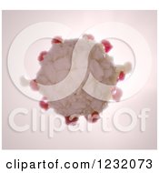 Clipart Of 3d Blood Serum Protein Royalty Free Illustration by Mopic