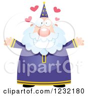 Poster, Art Print Of Loving Male Wizard Wanting A Hug