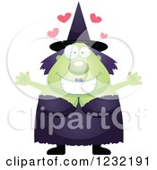 Poster, Art Print Of Loving Green Witch Wanting A Hug