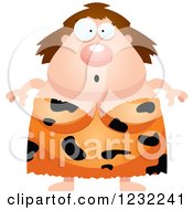 Clipart Of A Surprised Gasping Cavewoman Royalty Free Vector Illustration by Cory Thoman