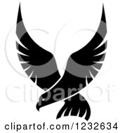 Poster, Art Print Of Flying Black Eagle