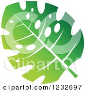 Poster, Art Print Of Green Leaf And Reflection Logo
