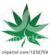 Poster, Art Print Of Green Leaf And Reflection Logo 8