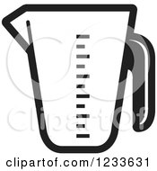 Poster, Art Print Of Black And White Measuring Cup
