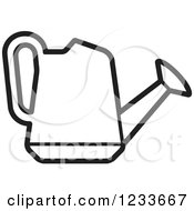 Poster, Art Print Of Black And White Watering Can