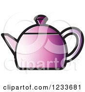 Poster, Art Print Of Purple Tea Pot