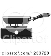 Poster, Art Print Of Black And White Pan On A Burner 2