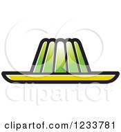 Clipart Of A Green Gelatin Dessert Royalty Free Vector Illustration by Lal Perera