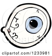 Clipart Of An Eye Royalty Free Vector Illustration