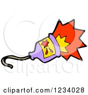 Clipart Of A Hook Hand Royalty Free Vector Illustration by lineartestpilot