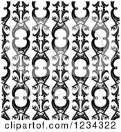 Poster, Art Print Of Seamless Black And White Pattern