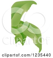 Clipart Of A Green Plant Royalty Free Vector Illustration