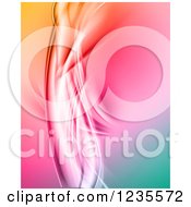 Poster, Art Print Of Colorful Background Of Swooshing Waves