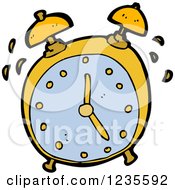 Poster, Art Print Of Ringing Alarm Clock