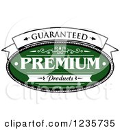 Poster, Art Print Of Green Quality Guarantee Label