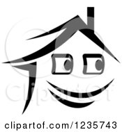 Poster, Art Print Of Black And White Happy Home Character 2
