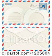 Poster, Art Print Of International Mail Envelope Shown Front And Back