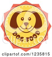 Poster, Art Print Of Puppy Face On A Dog Food Label