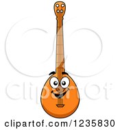 Happy Banjo Character