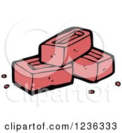Clipart Of Bricks Royalty Free Vector Illustration by lineartestpilot