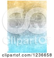 Clipart Of A Scratched Gradient Paper Texture Royalty Free Illustration