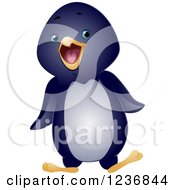 Poster, Art Print Of Cute Waddling Penguin