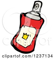 Poster, Art Print Of Red Spray Paint Can