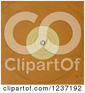 Clipart Of A Brown Paper Vinyl Record Album Sleeve Royalty Free Vector Illustration by elaineitalia