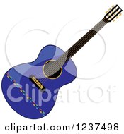 Fancy Blue Guitar