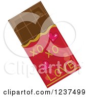 Poster, Art Print Of Valentine Chocolate Bar