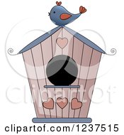 Poster, Art Print Of Bird House With Hearts