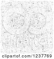 Clipart Of A Black And White Grunge Texture Royalty Free Vector Illustration