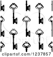 Poster, Art Print Of Seamless Background Pattern Of Skeleton Keys