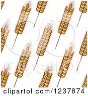 Poster, Art Print Of Seamless Background Pattern Of Wheat
