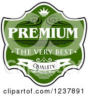 Poster, Art Print Of Green Quality Guarantee Label 2