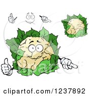 Poster, Art Print Of Happy Cauliflower