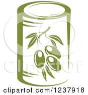 Poster, Art Print Of Can Of Green Olives