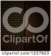 Poster, Art Print Of Brown Textured Metal And Plain Panels