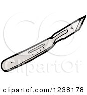 Clipart Of A Razor Blade Royalty Free Vector Illustration