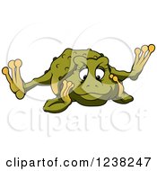 Poster, Art Print Of Female Toad Sprawled Out And Thinking