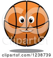 Poster, Art Print Of Happy Floating Basketball