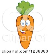 Poster, Art Print Of Happy Orange Carrot