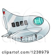 Clipart Of A Boy Piloting An Airplane Royalty Free Illustration by djart